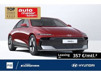 hyundai ioniq 6 63kwh 125kw (170ps) heckantr. wärmepumpe