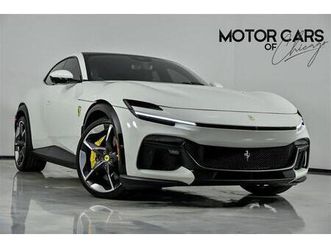 used 2025 ferrari purosangue -huge msrp-blue guts!
