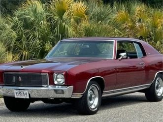 1971 chevrolet monte carlo matching numbers, frame-up restored, a/c, no rust