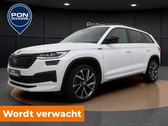 skoda kodiaq 1.5 tsi sportline business | pano dak | trekhaak | carplay | camera | acc | matrix led | parkeerhulp | 20'' |