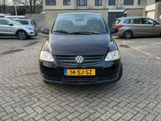 volkswagen fox 1.4 55kw 2006 zwart — volkswagen — marktplaats