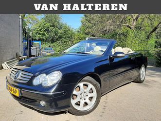 mercedes-benz clk-klasse cabrio - 200 avantgarde airco leder