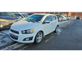 2012 chevrolet sonic 5dr hb ltz----110.000km