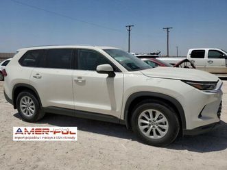 toyota highlander 2024, 2,4l, grand highlander xle 2.4 benzyna 265km