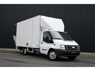 ② ford transit 2.4tdci meubelbak met laadklep, zijdeur, airco — camionnettes & utilitaires — 2ememain