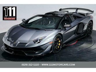 used 2020 lamborghini aventador svj 770-4 svj