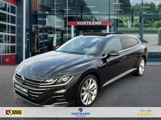 volkswagen arteon shooting brake 1.4 tsi dsg r-line trekhaak/e-klep/pano-dak/360cam/acc/headup