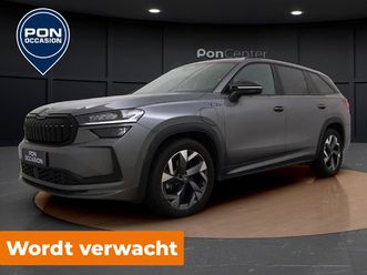 skoda kodiaq 1.5 tsi phev sportline | elek. achterklep | elek. verstelbare stoel | stuur-/stoelverwarming | camera | carplay | matrix led | 19'' |