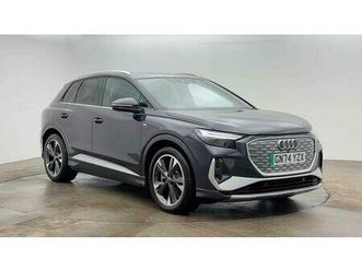 audi q4 210kw 45 82kwh s line 5dr auto [leather]
