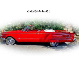1963 mercury s-22 sport convertible rare!