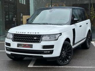 ② autobiographie du land rover range rover v8 suralimenté — land rover — 2ememain