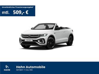 t-roc cabriolet 1.5 tsi dsg black style ahk led
