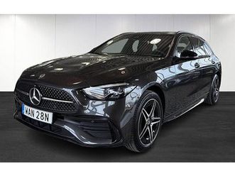 mercedes-benz c 300 e | amg line | dragkrok |