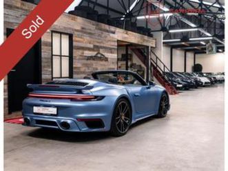 ② porsche 911 cabrio 992 turbo s 3.8 turbo s / paint-to-sample — porsche — 2ememain