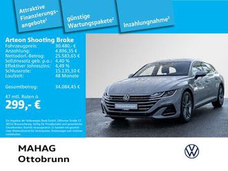 arteon shooting brake r-line 2.0 tsi led navi parkpilot eklappe app dsg