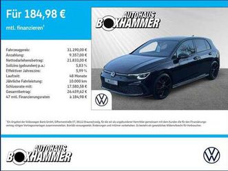 vw golf viii gti 2,0 tsi dsg stand.heiz+black.style+matr