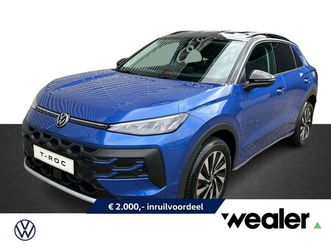 volkswagen t-roc - life first edition 1.5 etsi 85 kw / 116 pk dsg | trekhaak wegklapbaar | multimedia pakket