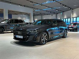 bmw 550 e xdrive touring m-sport pro b/w pano komfortstolar