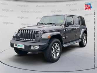 jeep wrangler unlimited 2.2 multijet 200ch sahara command-trac bva8 d'occasion - hess automobile