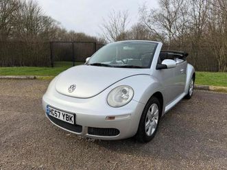 2007 volkswagen beetle 1.6 luna cabriolet euro 4 2dr petrol