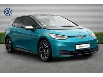 volkswagen id.3 - 150kw 1st edition pro power 58kwh 5dr auto
