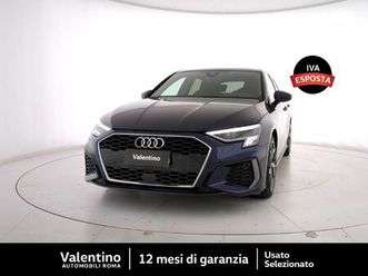 audi a3 sportback 35 tfsi s tronic s line edition del 2022 usata a roma