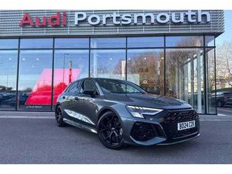 audi rs3 2.5 tfsi carbon black sportback 5dr petrol s tronic quattro euro 6 (start/stop) (4 petrol auto...