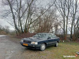 audi 100 c3 1.8 90km 1986r. zabytek żółte blachy klasyk bardzo dobry stan kraków - sprzedajemy.pl