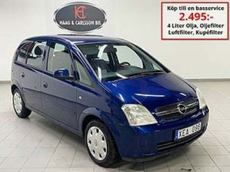 opel meriva 1.6 manuell 101hk
