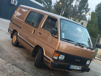 toyota hiace h12 versão luxo 1 dono 145mil kms janeiro/89