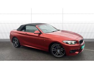2020 bmw 2 series convertible 220d m sport 2dr [nav] step auto