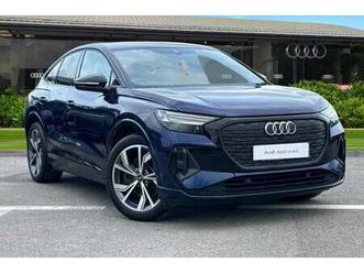 2022 audi q4 e-tron 220kw 50 quattro 82.77kwh edition 1 5dr auto estate electric automatic