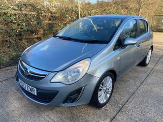 2013 vauxhall corsa 1.4 se 5dr silver 61k miles fsh years mot warranty hatchback petrol manual