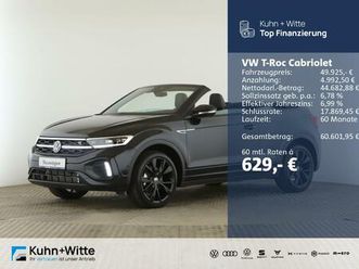 t-roc cabriolet 1.5 tsi r-line matrix+rfk+navi