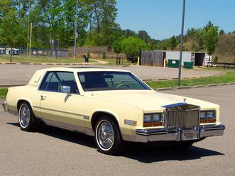 1982 cadillac eldorado 1-owner 55k power glass astroroof cold a/c leather coupe