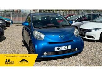 2011 toyota iq 1.0 vvt-i 2 3dr hatchback petrol manual