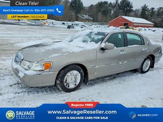 2001 lincoln town car signature