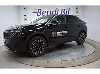 peugeot 3008 gt hybrid 145hk leasing fr 3,499:-/mån