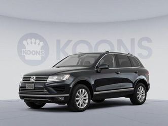 used 2017 volkswagen touareg v6 executive