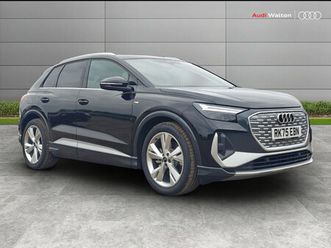 audi q4 125kw 35 55kwh s line 5dr auto [leather]