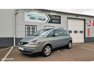 renault avantime 2.9 v6 210 cv bvm6 privilege/2002/distri 2025/ja alu rhodes 17p/cuir beige sahara