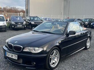 bmw 330cd e46 cabriolet 3.0 d 204 cv pack sport m boîte manuelle première main/ full factures / garantie 12 mois
