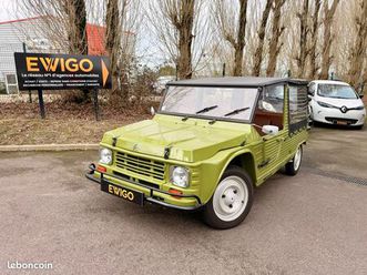 citroen mehari 29ch 1977 état concours - vert montana - volant bois - siéges aéré chocolat