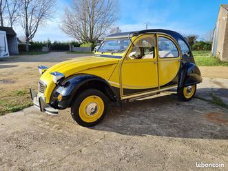 citroen 2cv réplique charleston jaune et noir