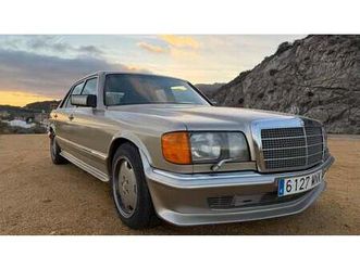 1985 mercedes-benz 500sel (w126) amg tribute 280hp