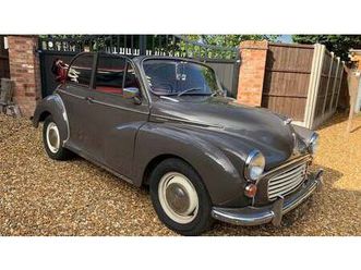 1963 morris minor 1000 convertible vente aux enchères