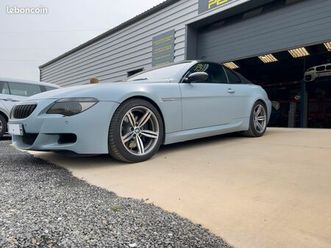 bmw m6 e64 cabriolet v10 – 507ch – 91 300 km – dossier complet – parfait etat