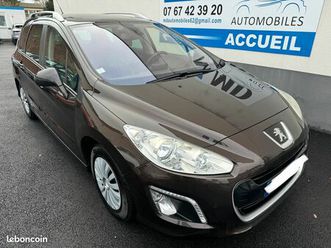 peugeot 308 sw 1.6 hdi 110 cv allure premiere main cuir panoramique