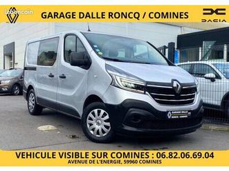 renault trafic 2.0 dci edc grd confort 6 places l1h1 1000 cabine approfondie boite automatique/ra...