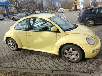 volkswagen new beetle 2001 garbus żółty lpg do poprawek gliwice trynek • olx.pl
